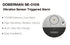 DOBERMAN SECURITY SE-0106 100dB Electronic Wireless Vibration Sensor Home Security Door Window Alarm